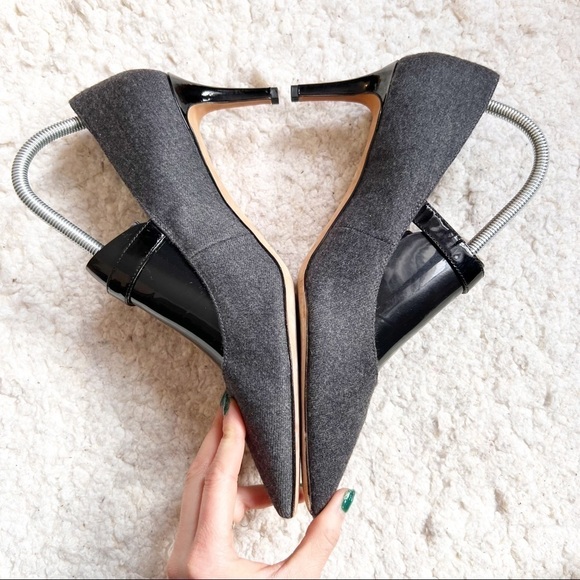 Via Spiga Black and Gray Heels - Picture 3 of 10